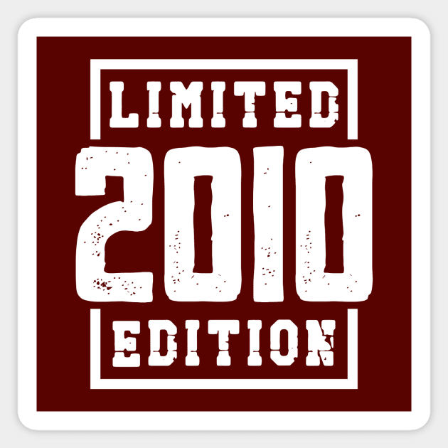 2010 Limited Edition Sticker by colorsplash